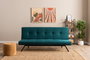 Atelier Del Sofa Zola - Sofá-Cama de 3 Plazas Verde Petróleo
